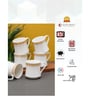Clay Craft Fine Ceramic Bobby Regal Tea/Coffee Cup Set Of 6