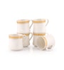 Clay Craft Fine Ceramic Bobby Regal Tea/Coffee Cup Set Of 6