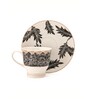 Clay Craft Fine Ceramic Classic Super Cup & Saucer Set of 12 (6 Cups + 6 Saucer) -160 ml each