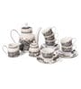 Clay Craft Fine Ceramic Classic Super Tea Set Of 15( 6 Cup, 6 Saucer, 1 Milk Pot, 1 Tea Pot, 1 Sugar Pot)