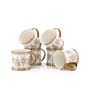 Clay Craft Fine Ceramic Diamond Ebony Tea/Coffee Cup Set Of 6
