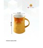 Clay Craft Fine Ceramic Dimple Milk Mug 2 Piece (DP1) 