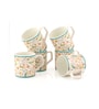 Clay Craft Fine Ceramic Director Hilton Tea/Coffee Cup Set Of 6