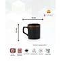 Clay Craft Fine Ceramic Director Tea/Coffee Cup Set Of 6