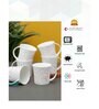Clay Craft Fine Ceramic Jackson Hilton Tea/Coffee Cup Set Of 6