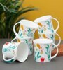 Clay Craft Fine Ceramic Jackson Hilton Tea/Coffee Cup Set Of 6