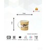 Clay Craft Fine Ceramic Jackson Hilton Tea/Coffee Cup Set Of 6