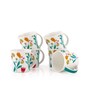 Clay Craft Fine Ceramic Jackson Hilton Tea/Coffee Cup Set Of 6