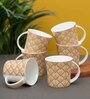 Clay Craft Fine Ceramic Jackson Hilton Tea/Coffee Cup Set Of 6