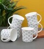 Clay Craft Fine Ceramic Jackson Hilton Tea/Coffee Cup Set Of 6