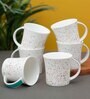 Clay Craft Fine Ceramic Jackson Hilton Tea/Coffee Cup Set Of 6