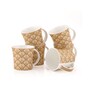 Clay Craft Fine Ceramic Jackson Hilton Tea/Coffee Cup Set Of 6