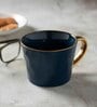 Clay Craft Fine Ceramic Jasper EM Blue Milk Mug 1 Piece -320 ml
