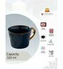 Clay Craft Fine Ceramic Jasper EM Blue Milk Mug 2 Piece -320 ml