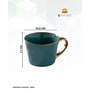 Clay Craft Fine Ceramic Jasper EM Green Milk Mug 2 Piece -320 ml