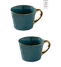 Clay Craft Fine Ceramic Jasper EM Green Milk Mug 2 Piece -320 ml