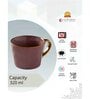 Clay Craft Fine Ceramic Jasper EM Pink Milk Mug 1 Piece -320 ml