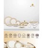 Clay Craft Fine Ceramic Karina Dinner Set (Set Of 40) (E624) Dinner Plates, Dining Set for Dinner