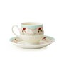 Clay Craft Fine Ceramic Karina Super Cup & Saucer Set of 12 (6 Cups + 6 Saucer)