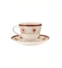 Clay Craft Fine Ceramic King Super Cup & Saucer Set of 12 (6 Cups + 6 Saucer)