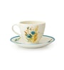 Clay Craft Fine Ceramic King Super Mw Cup & Saucer Set of 12 (6 Cups + 6 Saucer)