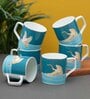 Clay Craft Fine Ceramic Melon Midas Tea/Coffee Cup Set Of 6