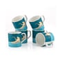 Clay Craft Fine Ceramic Melon Midas Tea/Coffee Cup Set Of 6