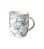 Clay Craft Fine Ceramic Orchid Milk Mug 2 Piece (355) -370 ml