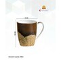 Clay Craft Fine Ceramic Oxford Nature Milk Mug 2 Piece (342) -300 ml
