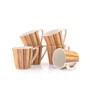 Clay Craft Fine Ceramic Rock Hilton Tea/Coffee Cup Set Of 6