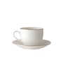 Clay Craft Fine Ceramic Rope Impression Cup & Saucer Set of 12 (6 Cups + 6 Saucer)