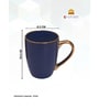 Clay Craft Fine Ceramic Ruby Em Blue Milk Mug 1 Piece -315 ml