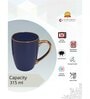 Clay Craft Fine Ceramic Ruby Em Blue Milk Mug 1 Piece -315 ml