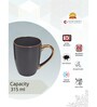 Clay Craft Fine Ceramic Ruby Em Grey Milk Mug 2 Piece -315 ml