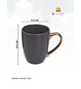 Clay Craft Fine Ceramic Ruby Em Grey Milk Mug 2 Piece -315 ml