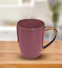 Clay Craft Fine Ceramic Ruby Em Pink Milk Mug 1 Piece -315 ml