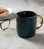 Clay Craft Fine Ceramic Sapphire Em Blue Milk Mug 2 Piece -330 ml