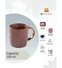 Clay Craft Fine Ceramic Sapphire Em Pink Milk Mug 1 Piece -330 ml