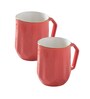 Clay Craft Fine Ceramic Soho Pink Milk Mug 2 Piece -390 ml