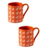 Clay Craft Fine Ceramic Swing Pebble Milk Mug 2 Piece -350 ml (326)