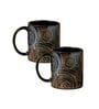 Clay Craft Fine Ceramic Swiss Pebble Milk Mug 2 Piece -360 ml (B307)