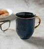 Clay Craft Fine Ceramic Topaz Em Blue Milk Mug 1 Piece -280 ml