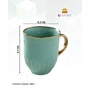 Clay Craft Fine Ceramic Topaz Em Green Milk Mug 1 Piece -280 ml
