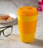 Clay Craft Fine Ceramic Travel Big Yellow Milk Mug 1 Piece -400 ml