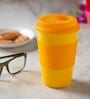 Clay Craft Fine Ceramic Travel Big Yellow Milk Mug 2 Piece -400 ml