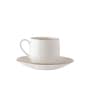 Clay Craft Fine Ceramic Twig Impression Cup & Saucer Set of 12 (6 Cups + 6 Saucer)