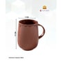 Clay Craft Fine Ceramic Twig Milk Mug 1 Piece -360 ml