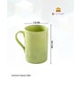 Clay Craft Fine Ceramic Yolo Milk Mug 2 Piece -340 ml (YO2)