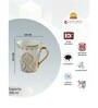 Clay Craft Fine Ceramic Zing Ebony Milk Mug 1 Piece -340 ml (E602)
