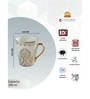 Clay Craft Fine Ceramic Zing Ebony Milk Mug 2 Piece -340 ml (E602)